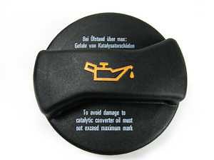 The new OEM oil cap with built-in pressure release.