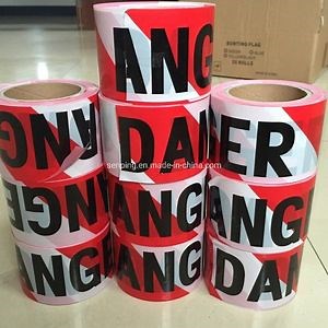 [Hot Item] Red Barricade Tape Safety Barrier Tape Yellow Black Hazard Tape Safety Caution Tape Non Adhesive Barrier Tape PE Tape Gas Warning Tape Red White Caution Tape