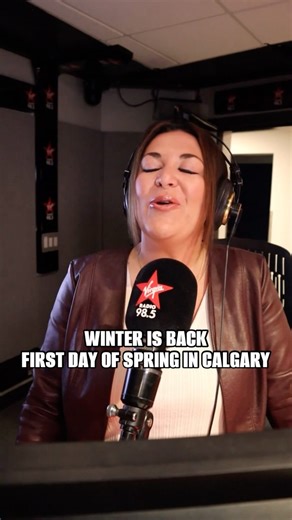 12 reactions | Winter is back on the first day of Spring. Calgary gonna Calgary…藍 -Tyler, Danaye & Fuzzy #yyc #calgary #weather #winter #snow #spring #firstdayofspring | Virgin Radio Calgary | Facebook