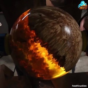 152K views · 126 shares | This woodwork is stunning!  “Breaking Dawn" sphere by Heath Knuckles | Oomy | Facebook