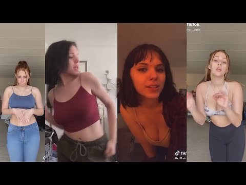 Best TikTok No Bra bounce pokies Challenge Compilation - Braless Girls