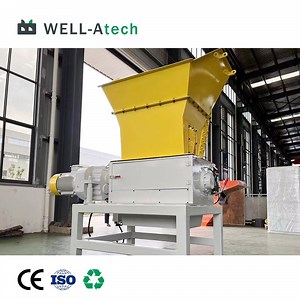 [Hot Item] Industrial Dual Shaft Shredder Machine for Fruit Vegetable Paper Hard Disk Shredding