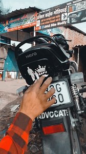 Splendor Bike Back light Bapu Sticker ...#splendor #akhilbikemodify #bapu👑 #bapu #reels #viral | Akhil bike modify