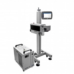 [Hot Item] Automatic Factory Flying UV Laser Marking Machine PE/HDPE Glass Dm Code Qr Code 3W/5W UV Laser Marker