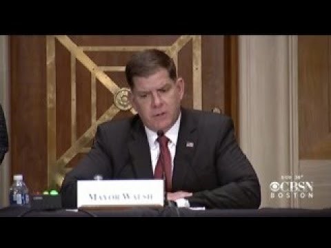Marty Walsh Faces Wide Range Of Questions At Labor Secretary Confirmation Hearing