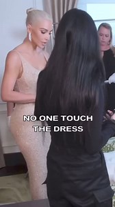 Kim prepping for when she wore the famous Marilyn Monroe dress to the MET✨🤩⭐️ #kimkardashian #metgala #thekardashians #kuwtk #kardashian #jenner #bts #reel #reels #fashion #marilynmonroe #classic #iconic | Moodgirlsss