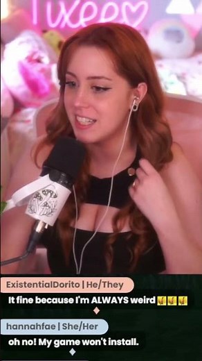 Your labias are showing...
