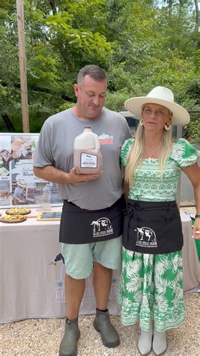 1.4K views | Blue Star Farm of White Hall is here to answer questions about fair farming and hand out samples. #bluestarfarm The Cellar at The Painted Mill | The Painted Mill | Facebook