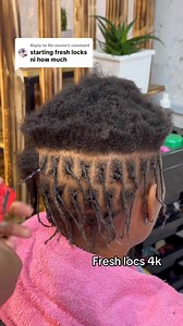 Fresh locs installation | Dreadlocks Nairobi Kenya Salon