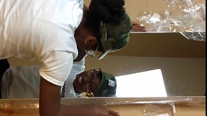 6 LED Jewelry Storage Cabinet, Wall/Door Mounted Jewelry Armoire with Dressing Mirror, Big Capacity for Door and Wall (Brown Built-in mirror)