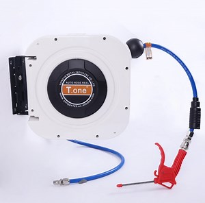 [Hot Item] Retractable Automatic Hose Reel Wall Mounted Garden Lay Flat Hose Reel