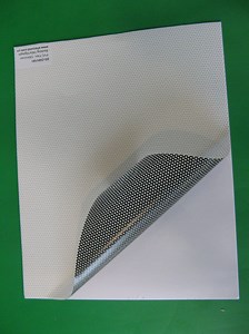 [Hot Item] Hot Design 120GSM Micro Perforated Vinyl Graphic One Way Vision Window Film Glass Sticker Vinyl Roll