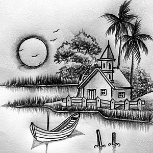72K views · 941 reactions | How to drawing river landscape #landscape #sketch #draw | Md. Takbir Hossain | Facebook