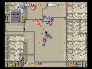 Alien Syndrome Sega Arcade PAL Gameplay