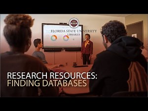 FSU Libraries: Finding a Database
