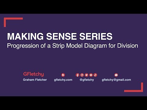 Progression of a Strip Model Diagram for Division