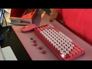 Detailed Unboxing of Logitech POP KEYS ❤️😍🥰 and initial setup