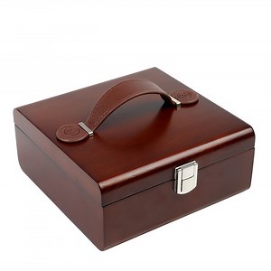 [Hot Item] Style Chess Set Wooden Gift Box with Wooden Logo Wood Box Product with Hinged Lids Luxury Chinese Carton Handmade Customized