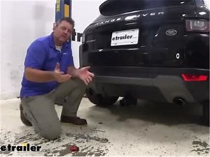 Installation Guide for the Draw-Tite Max-Frame Trailer Hitch Receiver on a 2016 Land Rover Evoque