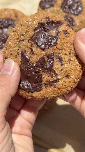 TRAIL MIX COOKIES: our current cookie crush! 🍪❤️ Tender, wholesome, vegan, gluten-free, grain-free, and made with just 10 ingredients you probably have right now! 🔗 Tap the link for the recipe: https://minimalistbaker.com/vegan-trail-mix-cookies-gluten-free-grain-free/ | Minimalist Baker