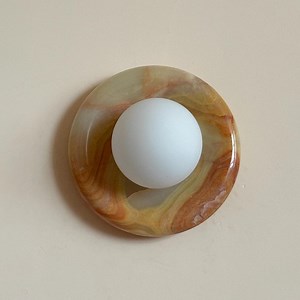 Jade Onyx Wall Sconce, Modern Minimalist Handmade Wall Lamp - Etsy Australia
