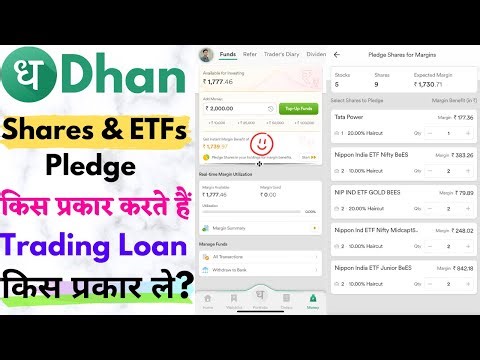 How To Pledge Shares & ETFs To Get Collateral Margin Dhan App ? | Dhan App Web Tutorial