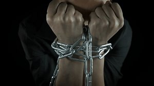 Bound Prisoner Female Chain View Stressed Stock Footage Video (100% Royalty-free) 3496613667 | Shutterstock