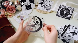 GLOBLELAND 25 Sheets Western Cowboy Adhesive Lantern Stickers Boots Hats Decal Stickers Western Horse Adhesive Jar Decals for Crafts Window Lamp Glass Vase Home Decor