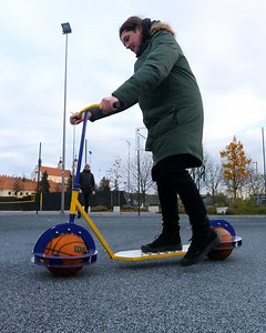 409K views · 570 reactions | Unbelievable Ride On A Basketball | Science, Tech and Universe | Facebook