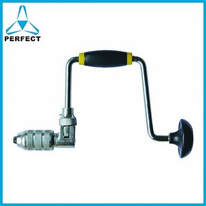 [Hot Item] 4 Jaws Chuck Reversible Hand Ratchet Bit Brace Drill for Woodworking