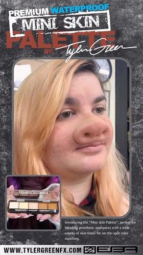 Get your hands on my Mini Skin Palette! #sfx #sfxmakeup #sfxmakeupartist #halllween #makeupartist | Tyler Green