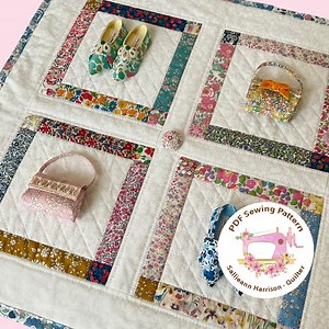 Liberty Shoes & Handbag Mini Quilt PDF Download Pattern - Etsy
