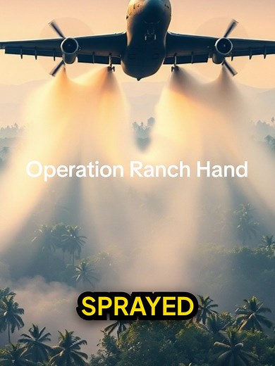 Operation Ranch Hand. The U.S. sprayed millions of gallons of toxic chemicals over Vietnam. #StoryTime #HistoryBlackout #LearnOnTikTok #UntoldStories #TrueStory