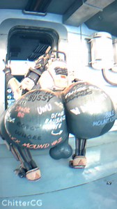 Poker Face Robot twerking his huge ass