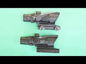 Imitation ACOG vs. Trijicon TA31 ACOG, Part 2: Appearance Differences