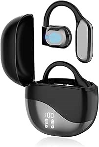 Real Time Language Translator Earbuds Open Ear AI Translation Earbuds Translation Pods Translator Earbuds for Android iOS, 144 Languages Translator Pods for iOS & Android (Black)