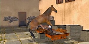 3D Animation - Ciri with Horse