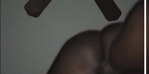 Ebony ssbbw let's me nut in her asshole