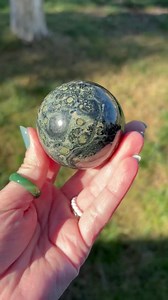 Kambaba Jasper Sphere, Natural Gemstone, Gemstone Spheres, Flashy Crystals, Large Sphere, Artisan Accessories, Boho Chic, Zen, Healing, Yoga - Etsy