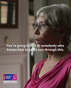 The American Cancer Society's 24/7 helpline is just one of the many ways donations help people impacted by breast cancer. | American Cancer Society
