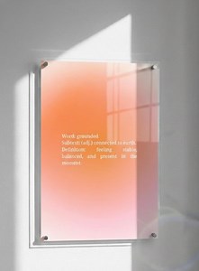 Grounded Definition Wall Art | Aura Print | Earth Tone Spiritual Decor | Mindfulness Poster | Digital Download - Etsy