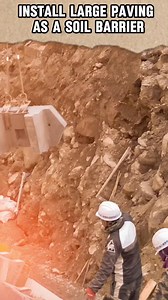 install large paving as a soil barrier #ideas #paving #tools #trending | M-Tube TV