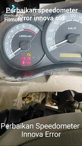 Perbaikan speedometer error innova old #toyota #innova #daihatsu #honda #suzuki #nissan #mitsubishi #mobil #imi #wuling #motor #audio #aksesoris #perbaikan #speedometer #fyp #viral #reels | Jp Bekasi Aksesoris Mobil | Facebook