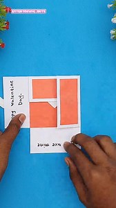Handmade greetings card #Reels #Crafts #Shorts | Entertaining Arts