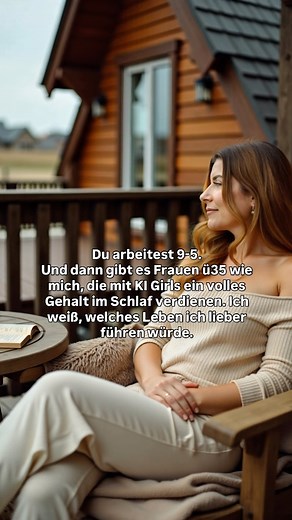 Sie nennen es faul – ich nenne es smart. Während andere noch im Stau stehen, arbeitet mein KI-Klon längst für mich. 📲 Faceless Videos 🧠 Automatisierter Content 💸 Planbar verkaufen – ohne ständig online zu sein Egal, ob du: - dein KI Model auf Fanvue dein Geld verdienen lässt - ein KI Model als Influencerin für Instagram nutzt - dich selbst klonst, um ästhetische Videos zu haben, die deine Produkte verkaufen - ein KI Model erstellst, dass Affiliate Produkte für dich verkauft (wie zum Beispiel