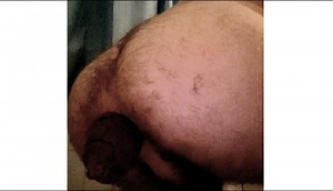 Guy cums trying to poop, then gives birth