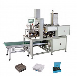 [Hot Item] Two-Piece Rigid Box Making Machine Automatic Rigid Box Corner Pasting Machine