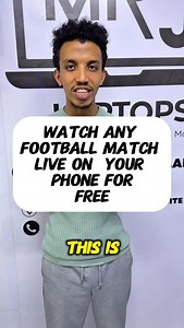 Watxh any football match live on your phone for free #football #live #phone #tricks #free | Mrj Laptops
