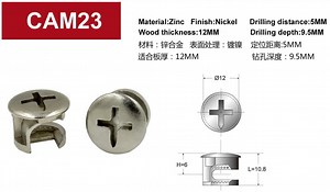 [Hot Item] Furniture Cam Lock Screws Minifix for Furniture