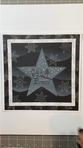 2.8K views · 291 reactions | Using sticker stencils on Black card...